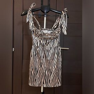 Chic Zebra Print dress